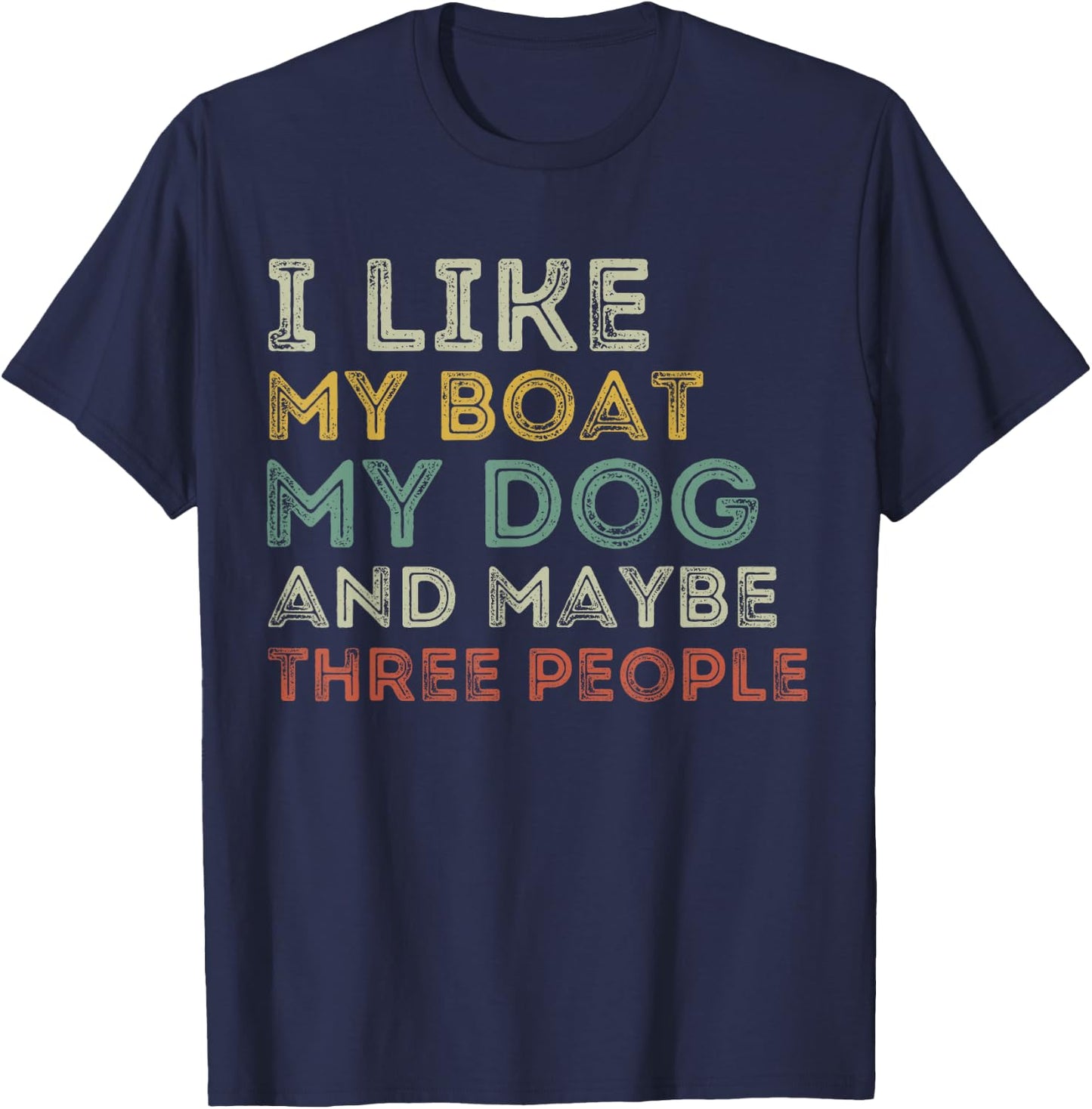 Funny Boating Gifts Women Boaters Boat Owner T-Shirt - T-Shirt | Navy