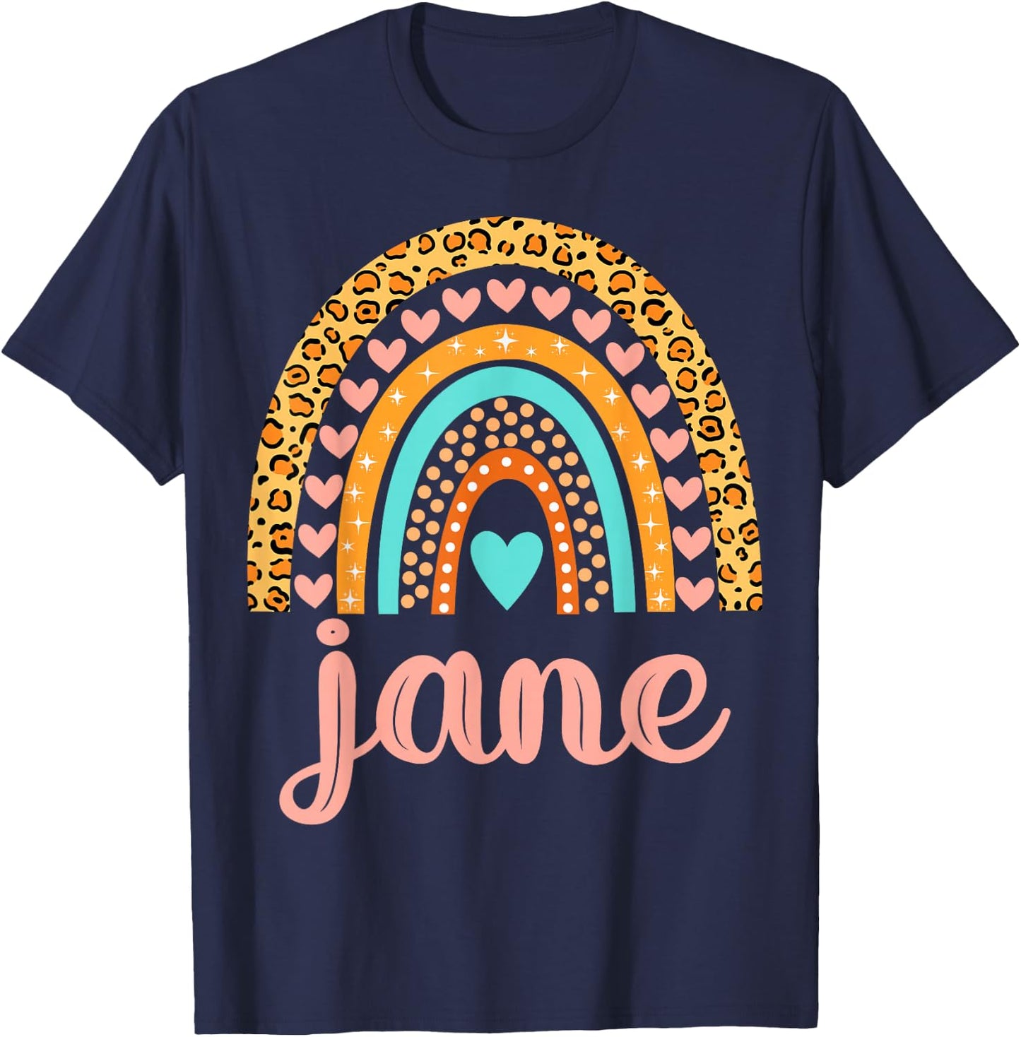 Jane Jane Name Birthday Shirt Gift T-Shirt - T-Shirt | Navy