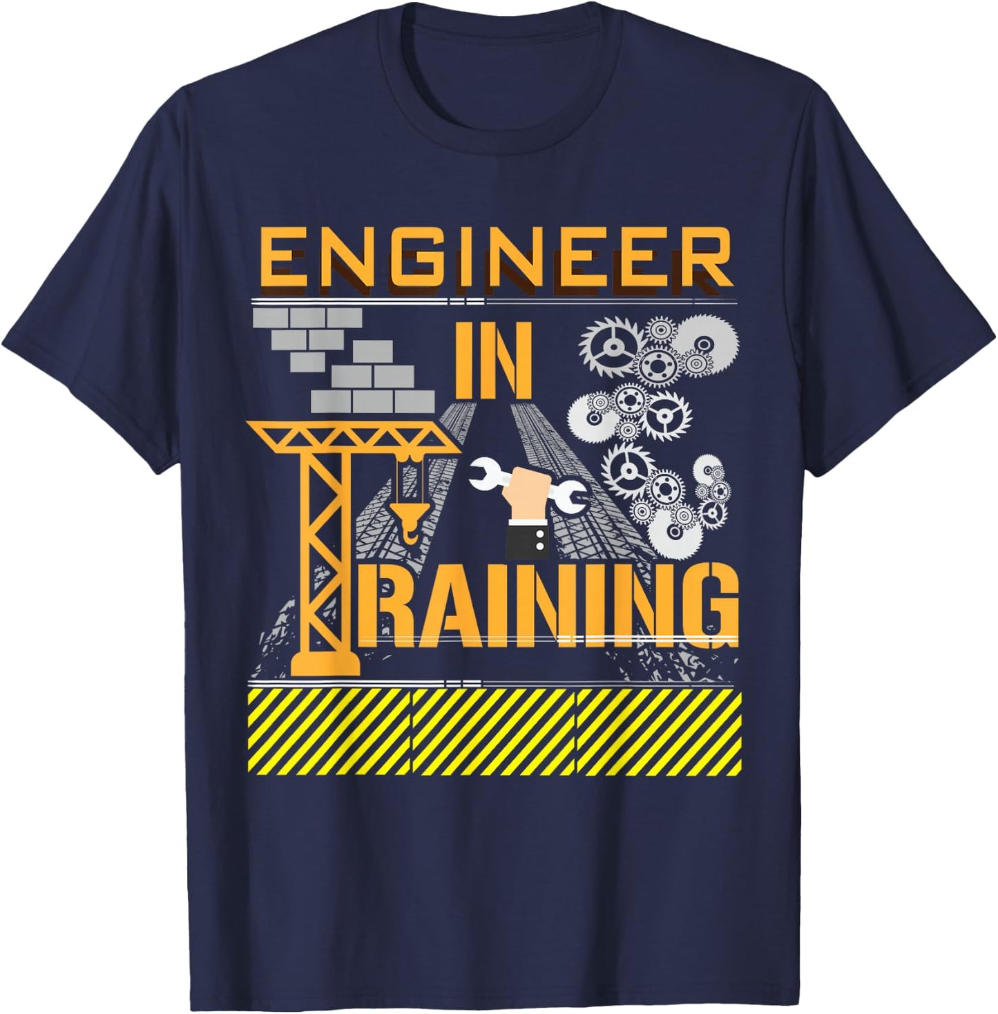 Engineer in Training Engineering Student Tea Gift T-Shirt - T-Shirt | Navy