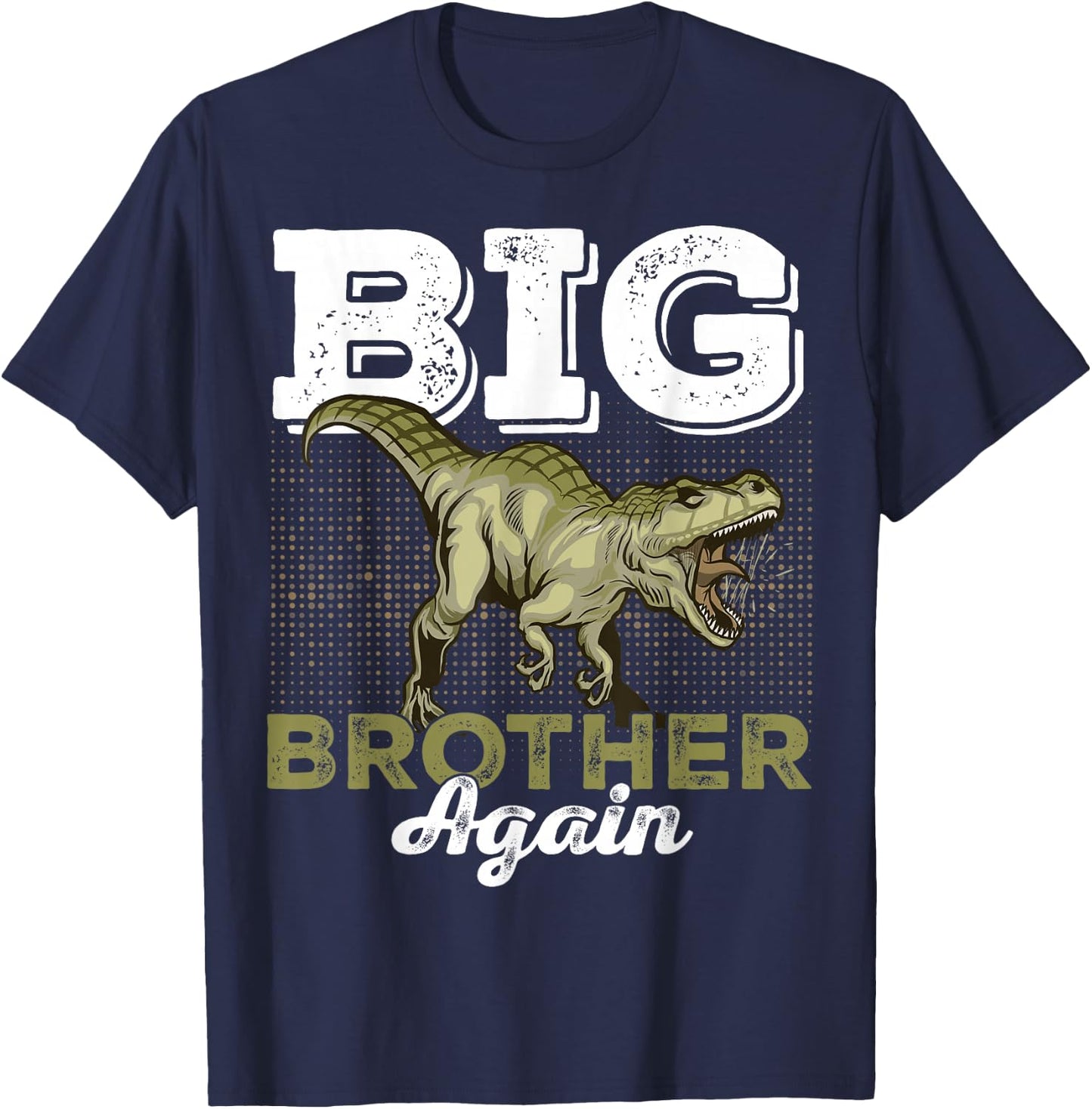 Bigs Brothers Again Dinosaurs for Boy T-Shirt - T-Shirt | Navy