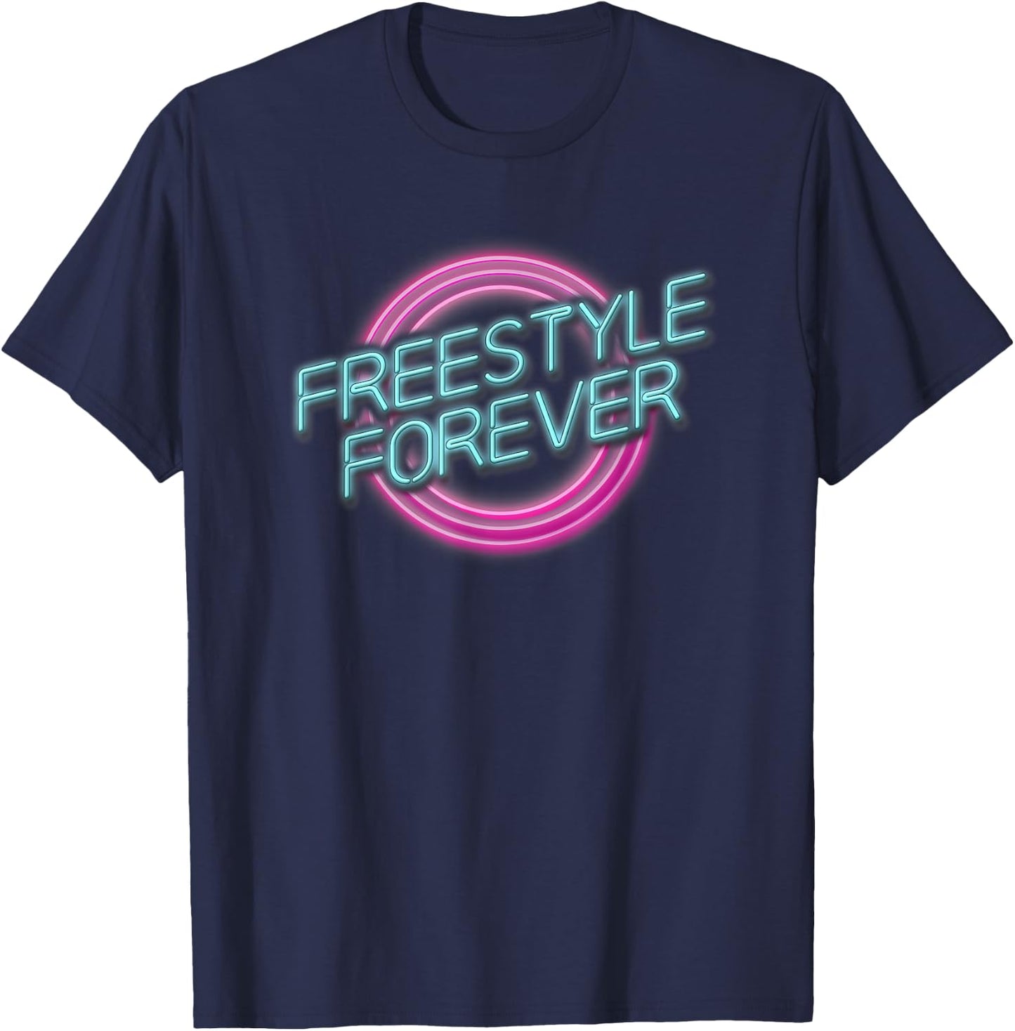 Freestyle Forever Concert Great 80s Music T-Shirt - T-Shirt | Navy