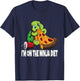 Turtle on a Diet Eats Pizza I'm on The Ninja Diet T-Shirt - T-Shirt | Navy