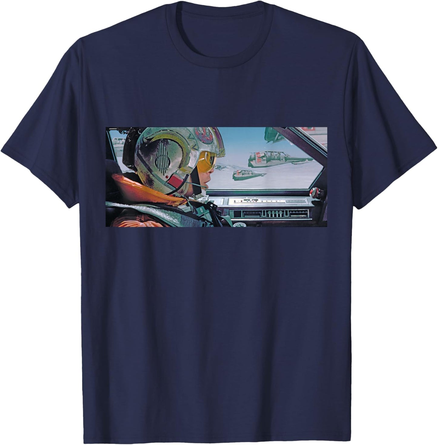 Star Wars Luke Skywalker X-Wing Fighter Pilot T-Shirt - T-Shirt | Navy