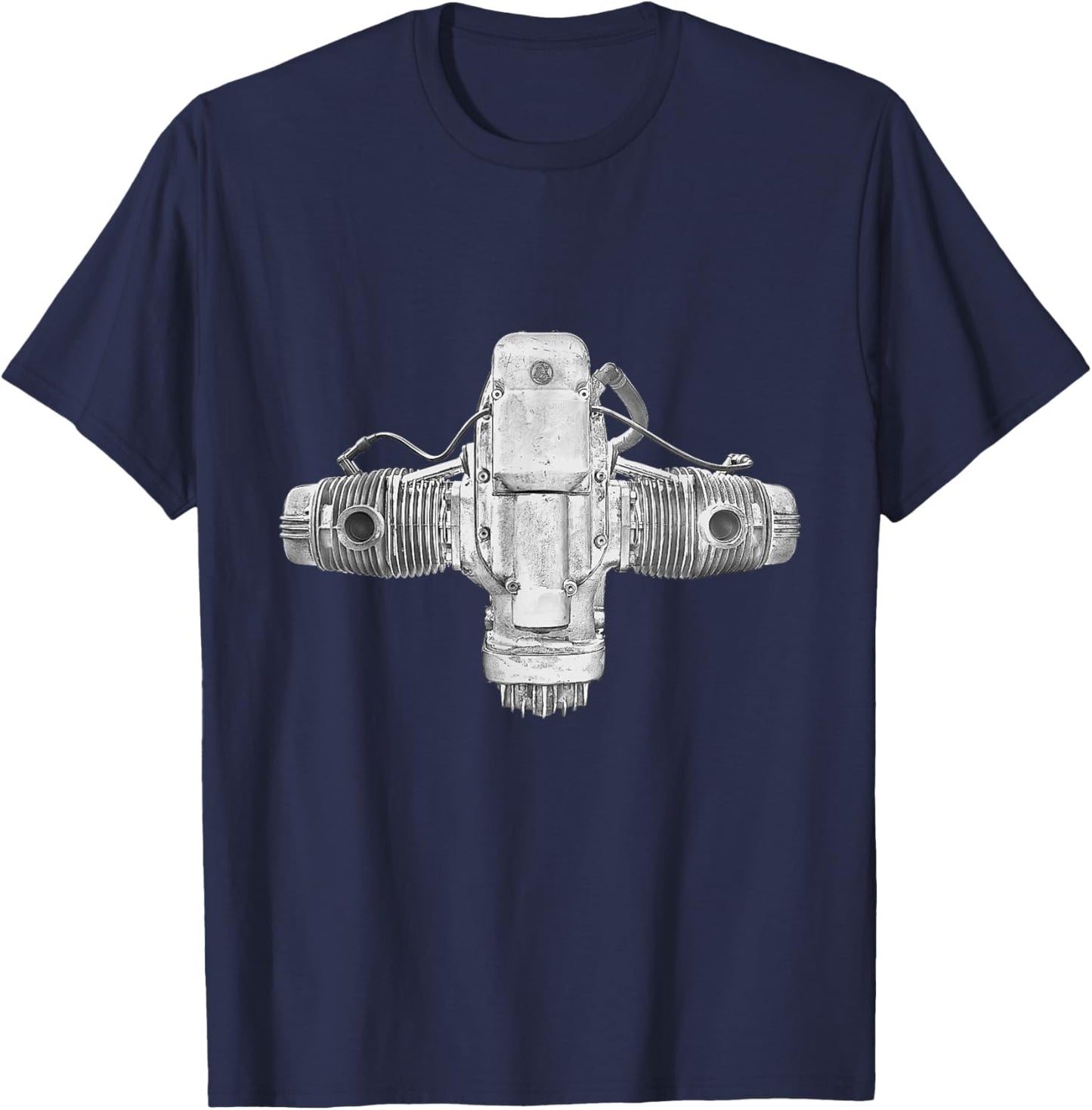 Ural Boxer Engine T-Shirt - T-Shirt | Navy