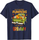 My Favorite Pumpkins Call Me Grammy Fall Truck Thanksgiving T-Shirt - T-Shirt | Navy