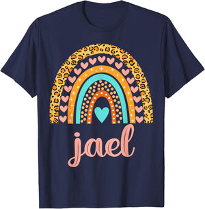 Jael Jael Name Birthday Shirt Gift T-Shirt - T-Shirt | Navy