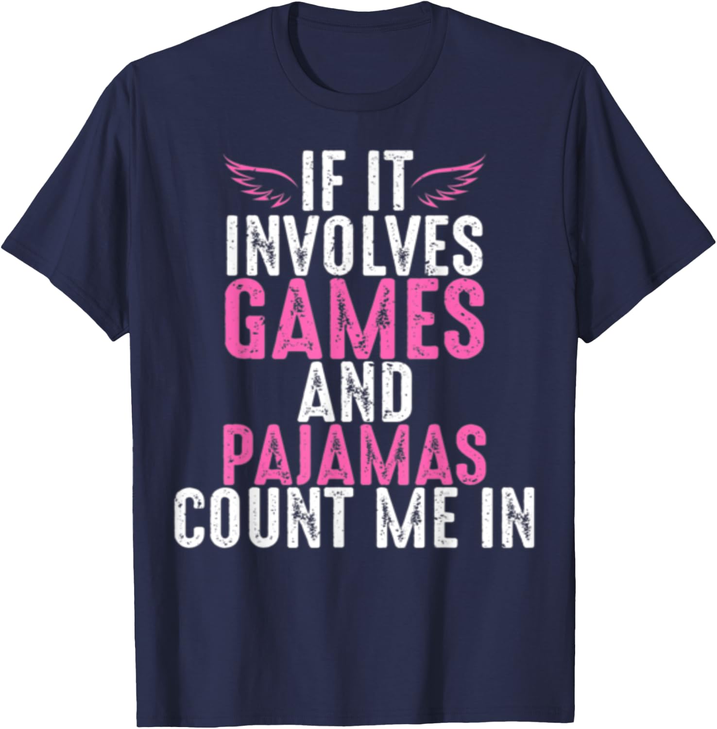 Funny Board Games And Pajamas T-Shirt - T-Shirt | Navy