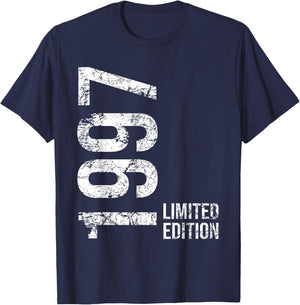 28th Birthday Man Woman 28 Years 1997 Birthday T-Shirt - T-Shirt | Navy