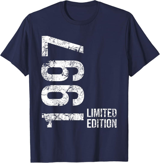 28th Birthday Man Woman 28 Years 1997 Birthday T-Shirt - T-Shirt | Navy