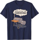 Funny Meat Smoker Meme Addicted To Smoking Pun T-Shirt - T-Shirt | Navy