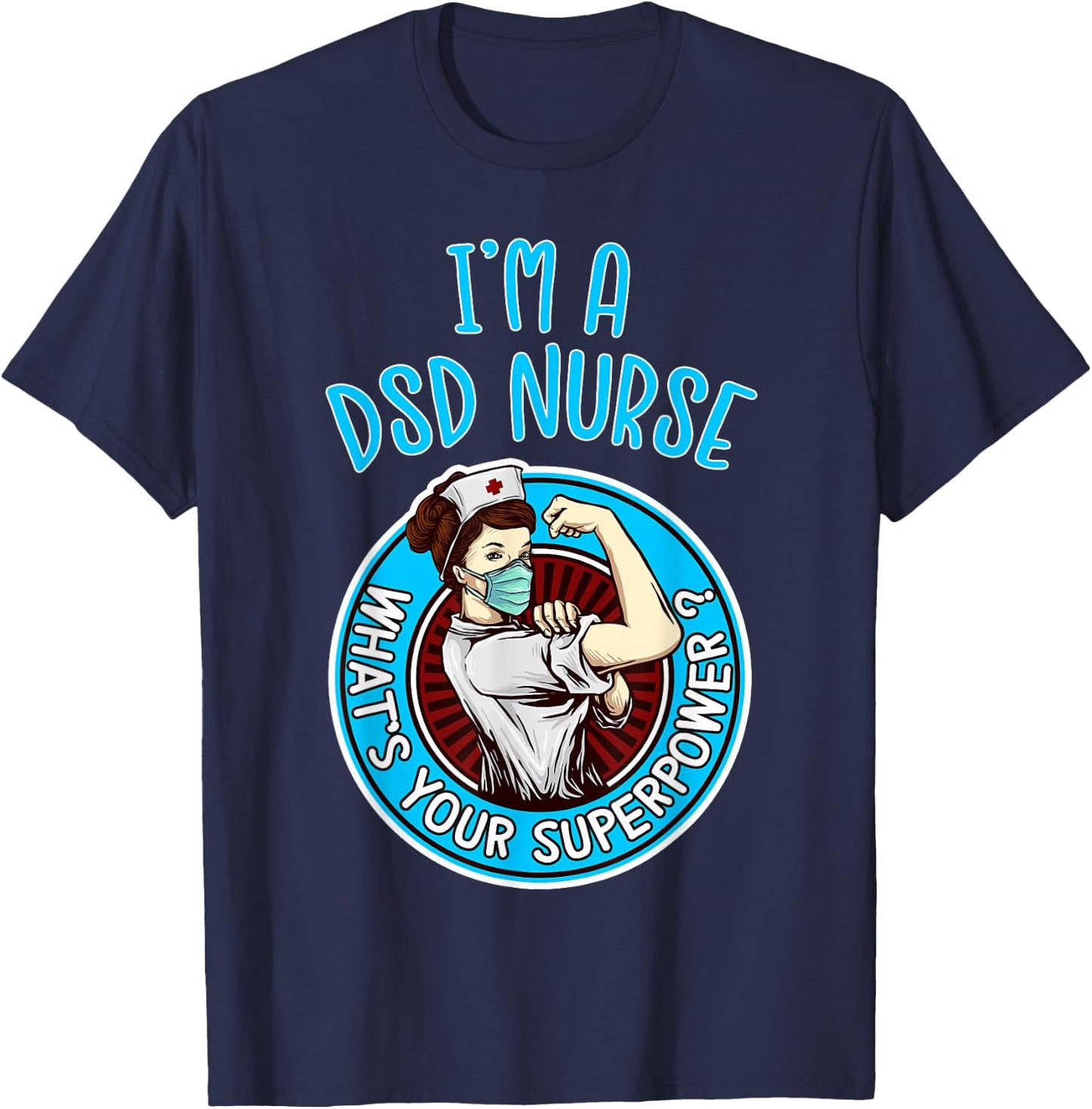 DSD Nurse Women Nursing Apparel And Items T-Shirt - T-Shirt | Navy