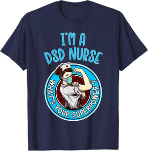 DSD Nurse Women Nursing Apparel And Items T-Shirt - T-Shirt | Navy