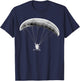 Paramotor Artistic - Black/White - Powered Paragliding T-Shirt - T-Shirt | Navy