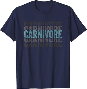 Carnivore Diet Meat Eater T-Shirt - T-Shirt | Navy