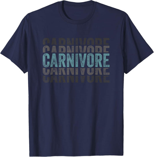 Carnivore Diet Meat Eater T-Shirt - T-Shirt | Navy
