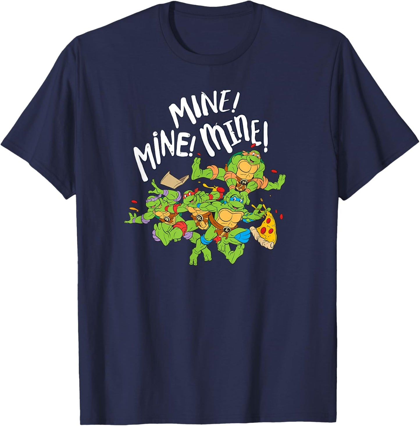 Teenage Mutant Ninja Turtles - Mine! Mine! Mine! T-Shirt - T-Shirt | Navy