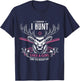 I know I hunt like a girl try to keep up hunting girl hunter T-Shirt - T-Shirt | Navy