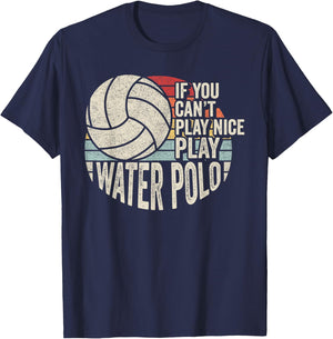 Vintage Retro Water Polo Quote T-Shirt - T-Shirt | Navy
