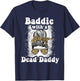 Baddie With A Dead Daddy Dead Dad Club Funny Baddie T-Shirt - T-Shirt | Navy