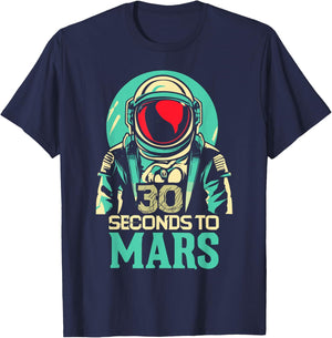 30 Seconds To Mars T-Shirt - T-Shirt | Navy
