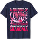 Grandma In Heaven Butterfly Breast Cancer Awareness T-Shirt - T-Shirt | Navy