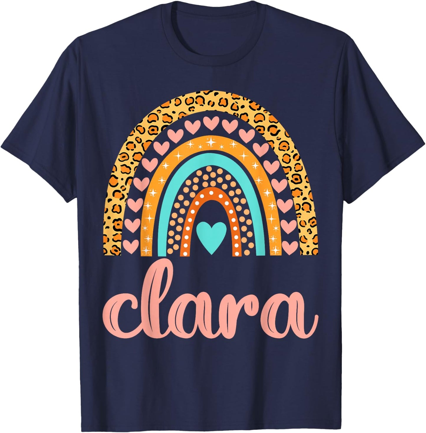 Clara Clara Name Birthday Shirt Gift T-Shirt - T-Shirt | Navy