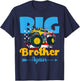 Promoted To Big Brother Again Monster Truck Baby Reveal T-Shirt - T-Shirt | Navy