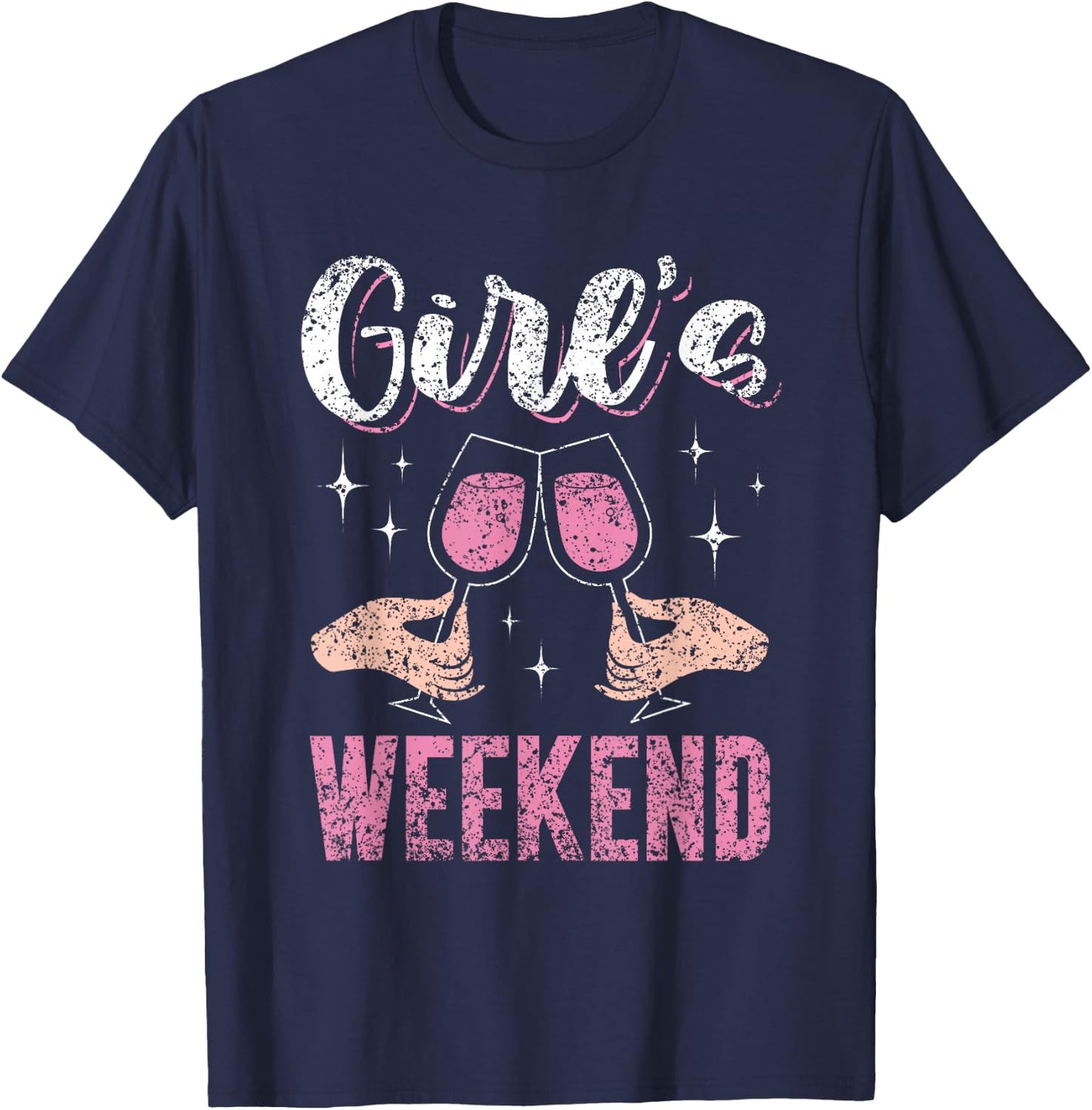 Girls' Weekend Cute Girls Trip T-Shirt - T-Shirt | Navy