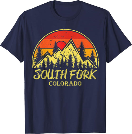 Vintage South Fork Colorado CO Mountains Hiking Souvenir