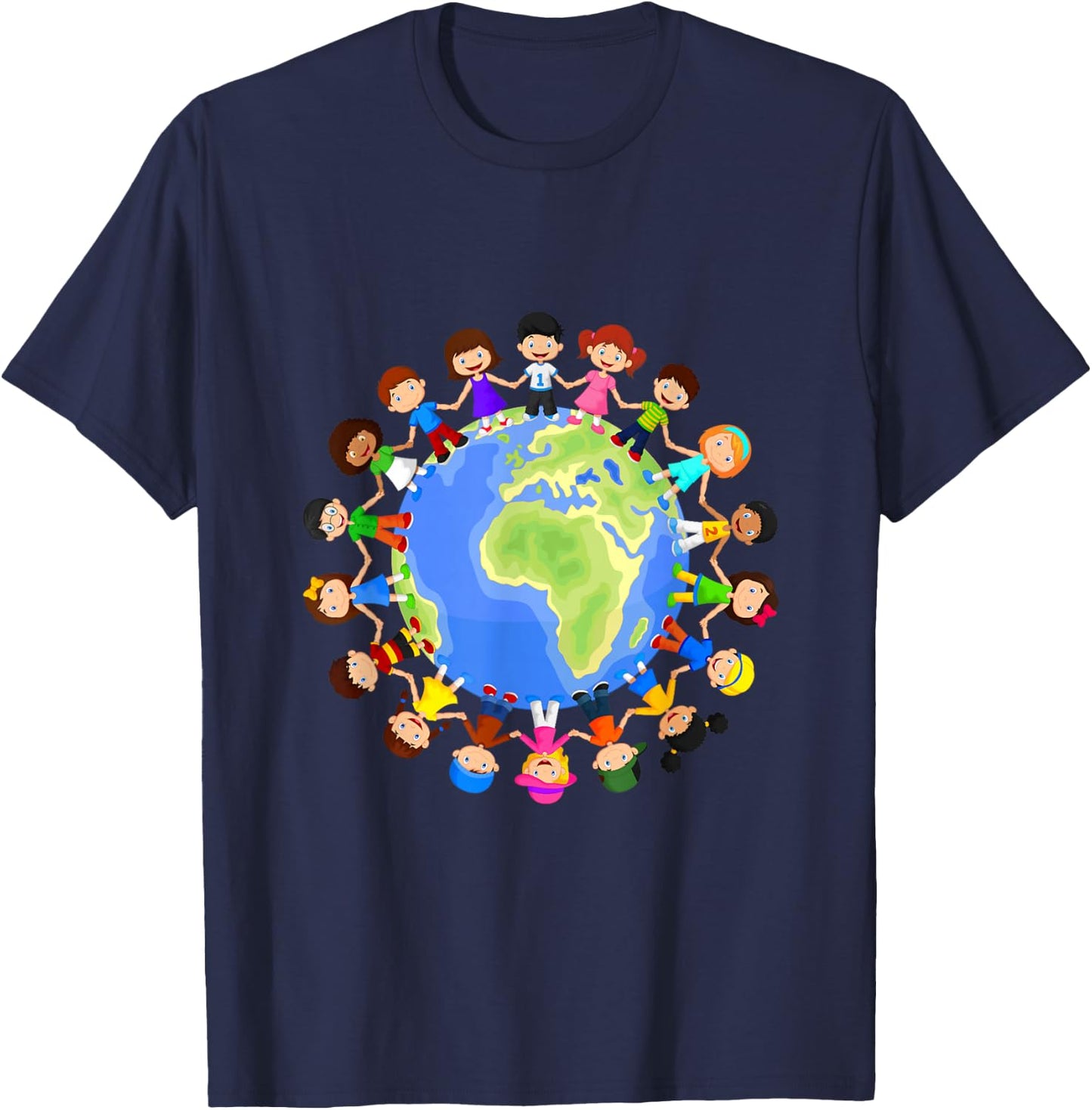 Earth Day Costume Kids Earth Day 2022 Men Youth Boys Girls T-Shirt - T-Shirt | Navy
