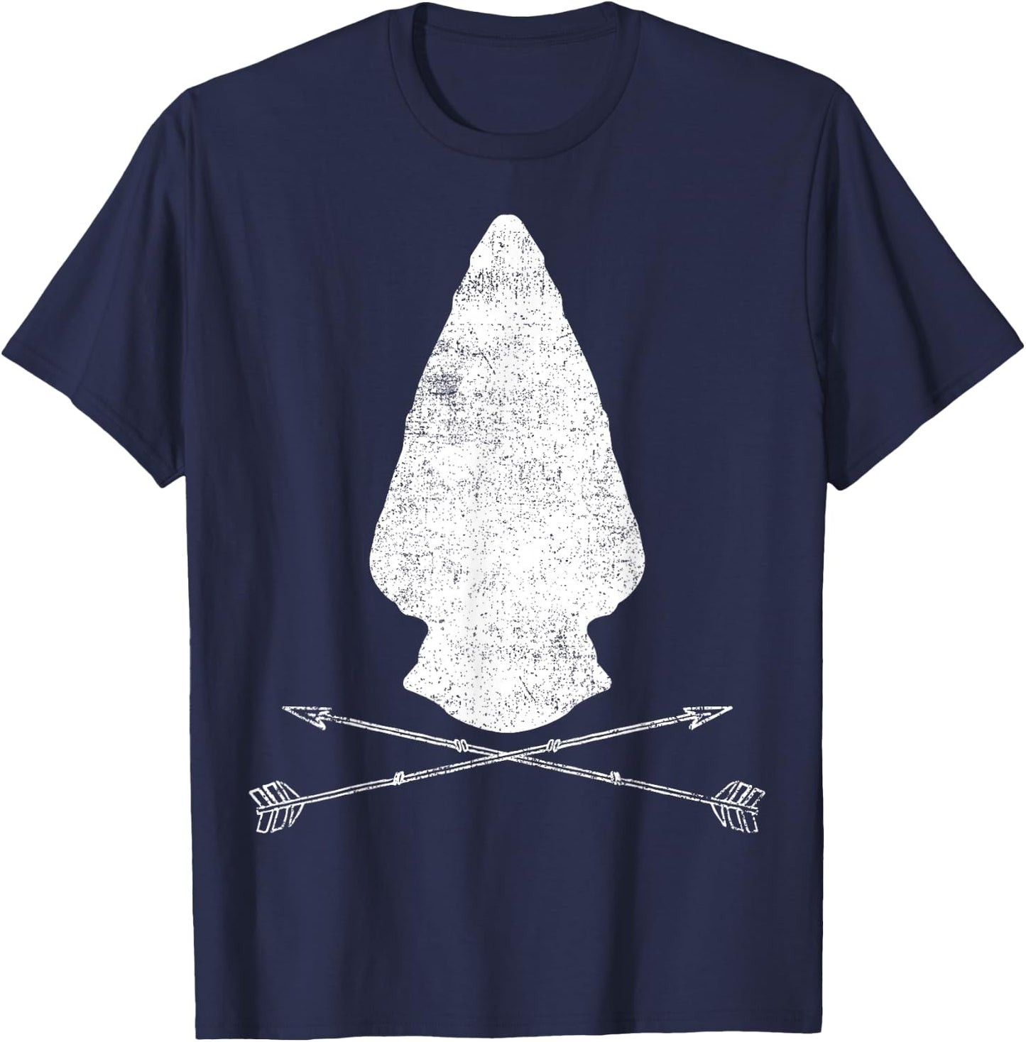Arrowhead Artifact Arrowhead Hunter T-Shirt - T-Shirt | Navy
