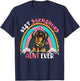 Best Dachshund Aunt Ever Cute Rainbow Flowers Dog Lover Men Women T-Shirt - T-Shirt | Navy