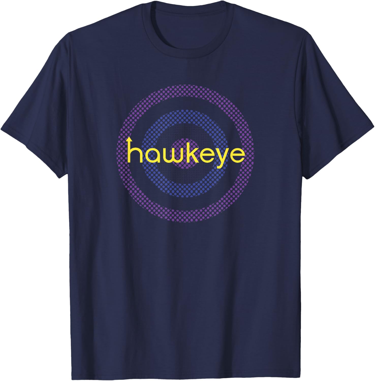 Marvel Hawkeye Purple Target T-Shirt - T-Shirt | Navy