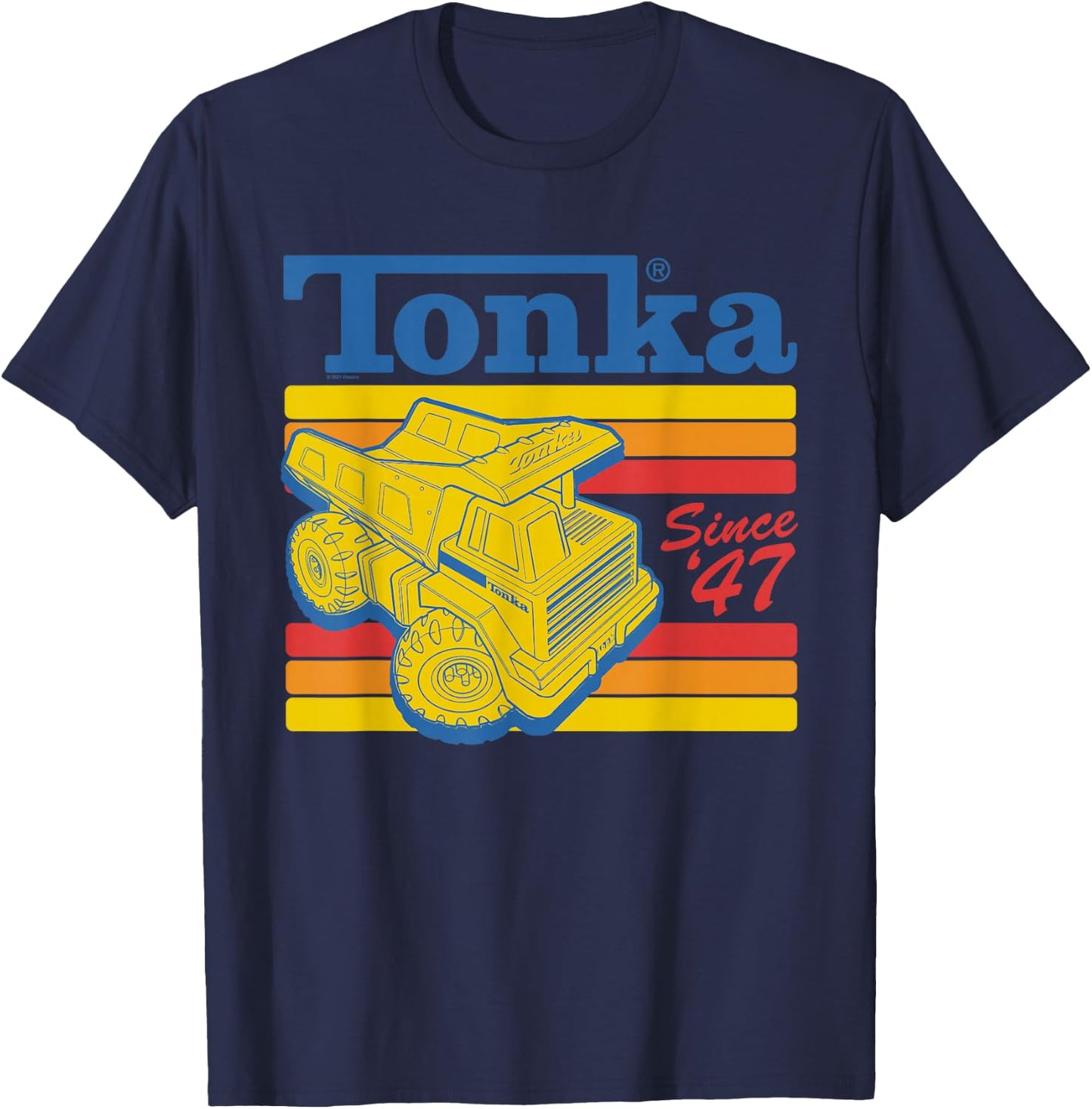 Tonka Classic Dump Truck 1947 T-Shirt - T-Shirt | Navy