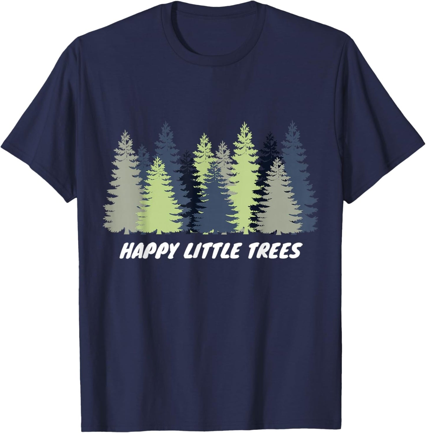 Happy Little Tree Earth Day Men Boy Kids Gift T-Shirt - T-Shirt | Navy