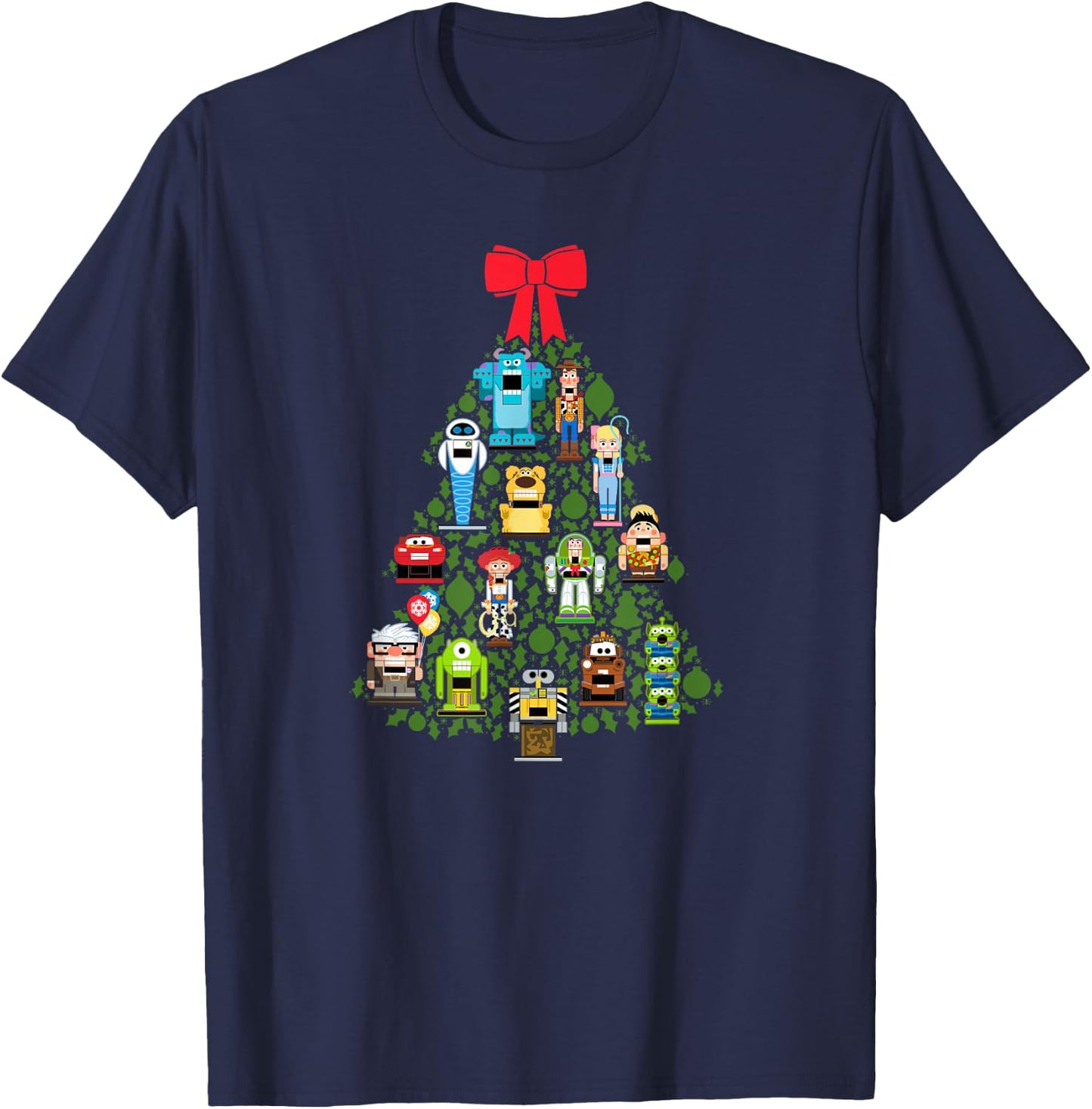 Disney and Pixar Christmas Tree Nutcracker Holiday T-Shirt - T-Shirt | Navy