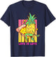 Pineapple Pizza Dancing Love Is Love Aloha Beach Hawaii T-Shirt - T-Shirt | Navy