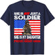 My Daughter Is A Soldier Proud Army Mom Military Mother Gift T-Shirt - T-Shirt | Navy