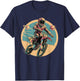 Astronaut Motocross Racing Motorcycle Rider Space Adventure T-Shirt - T-Shirt | Navy