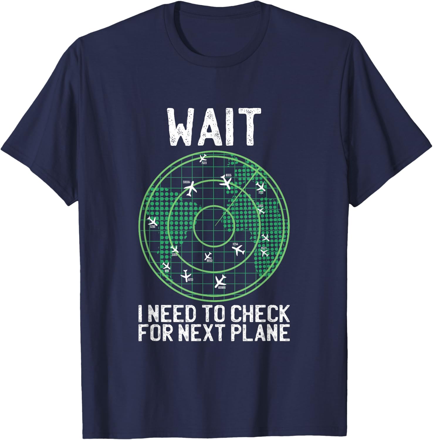 Tarpaulin spotter aeroplane pilot aviation avgeek T-Shirt - T-Shirt | Navy