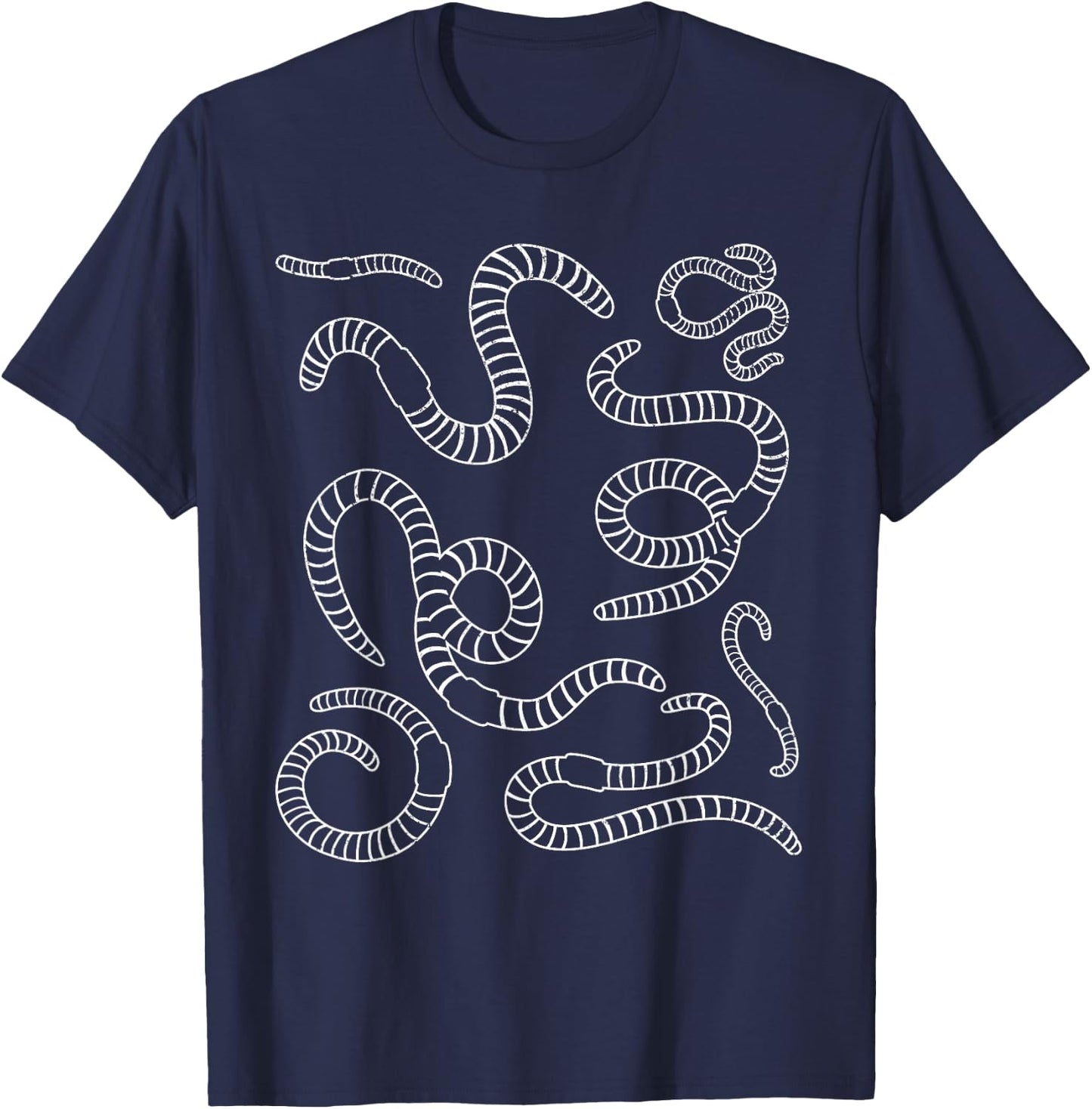 Worm Compost Worm Farm Worm Farming Compost Worms T-Shirt - T-Shirt | Navy