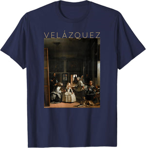Diego Velázquez - Las Meninas - Art T-Shirt - T-Shirt | Navy