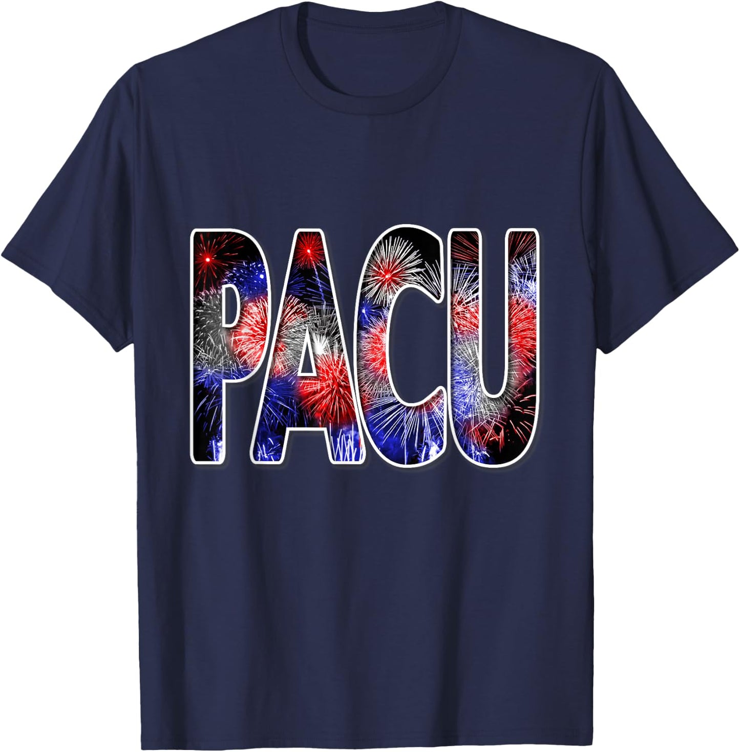 Nurses July 4th Fireworks Patriotic PACU T-Shirt - T-Shirt | Navy