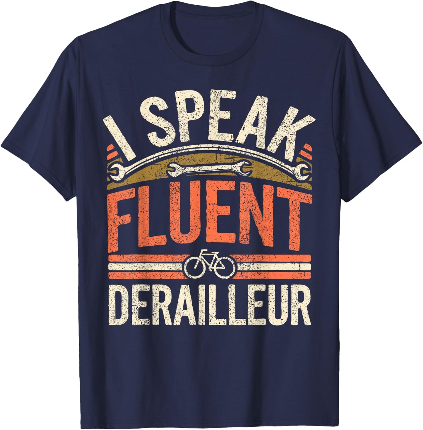 Funny Bike Mechanic Bike Repair Bicycle Mechanic T-Shirt - T-Shirt | Navy