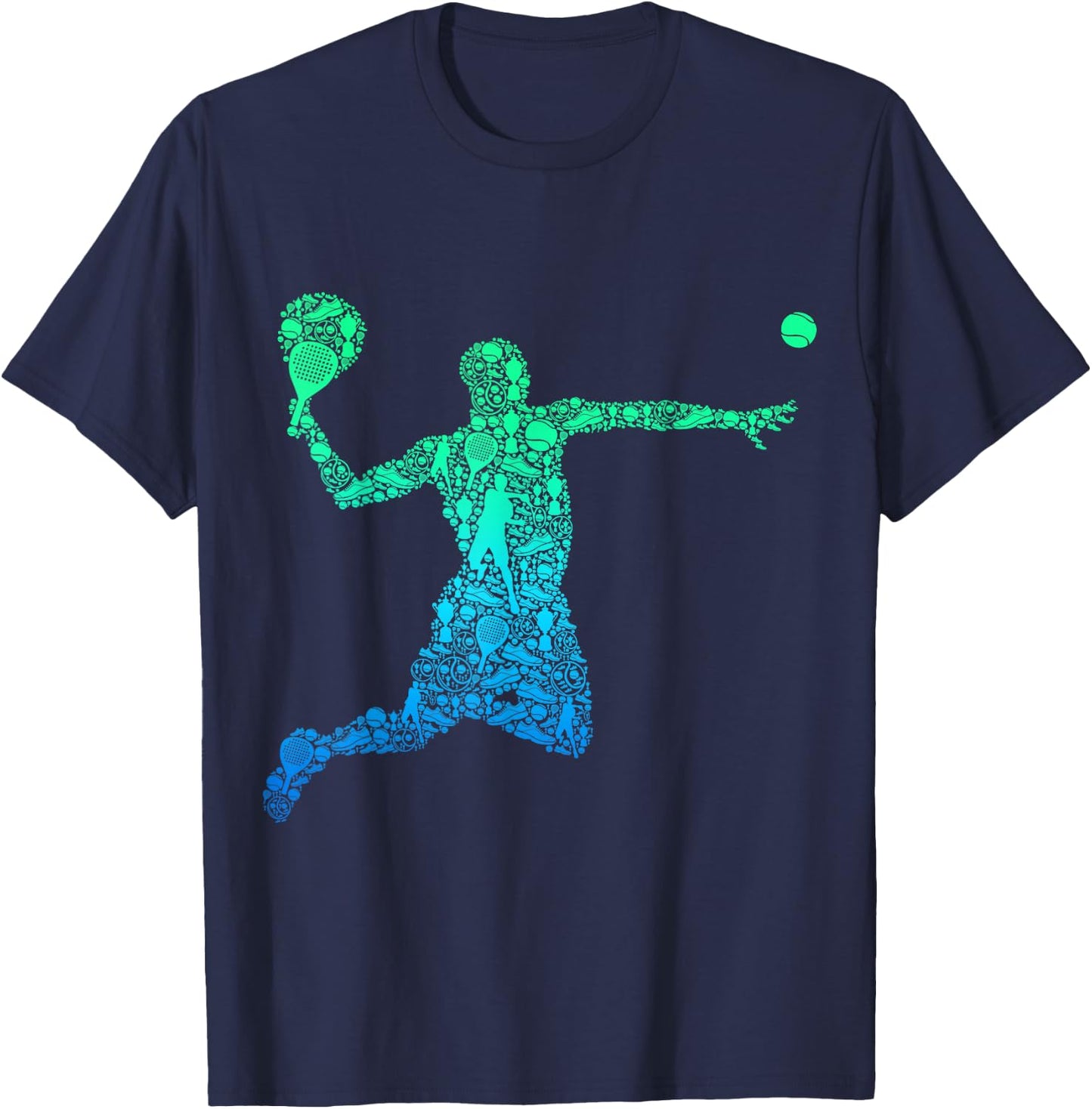 Padel Player Paddleball Men Kids Boys T-Shirt - T-Shirt | Navy