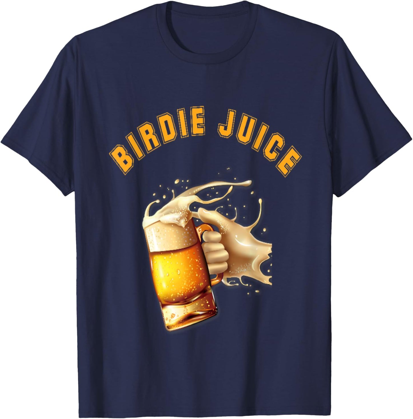 Birdie Juice funny golf sports T-Shirt - T-Shirt | Navy