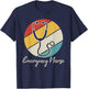 Retro Emergency Room Nurse Er Nursing Graduation T-Shirt - T-Shirt | Navy