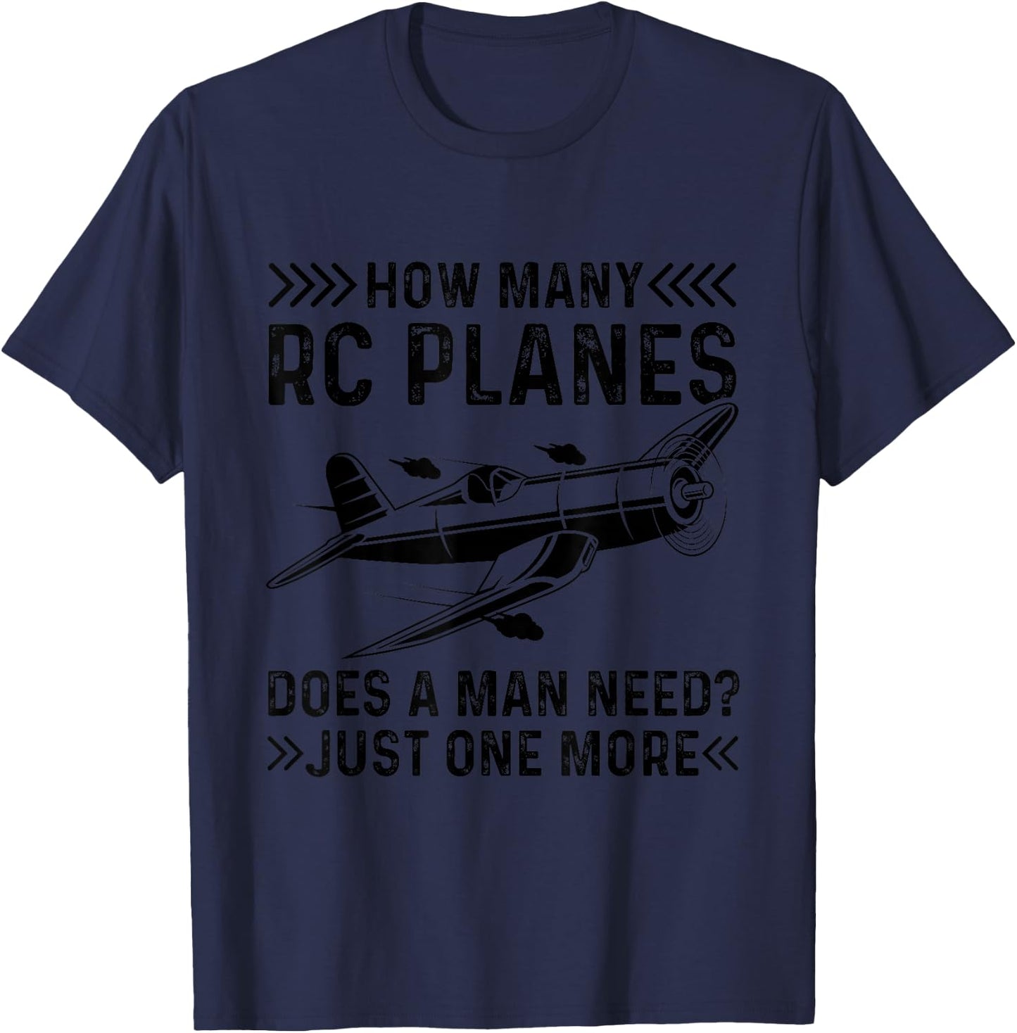 RC Plane Pilot Remote Controlled Glider RC Airplane T-Shirt - T-Shirt | Navy