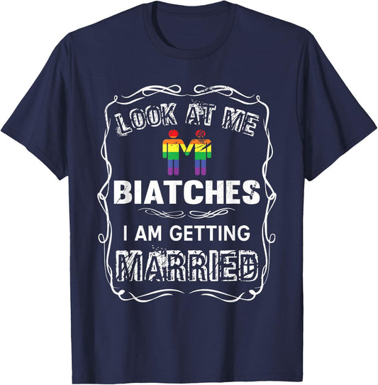 Hen Party LGBT Party Wedding Gay Pride T-Shirt - T-Shirt | Navy