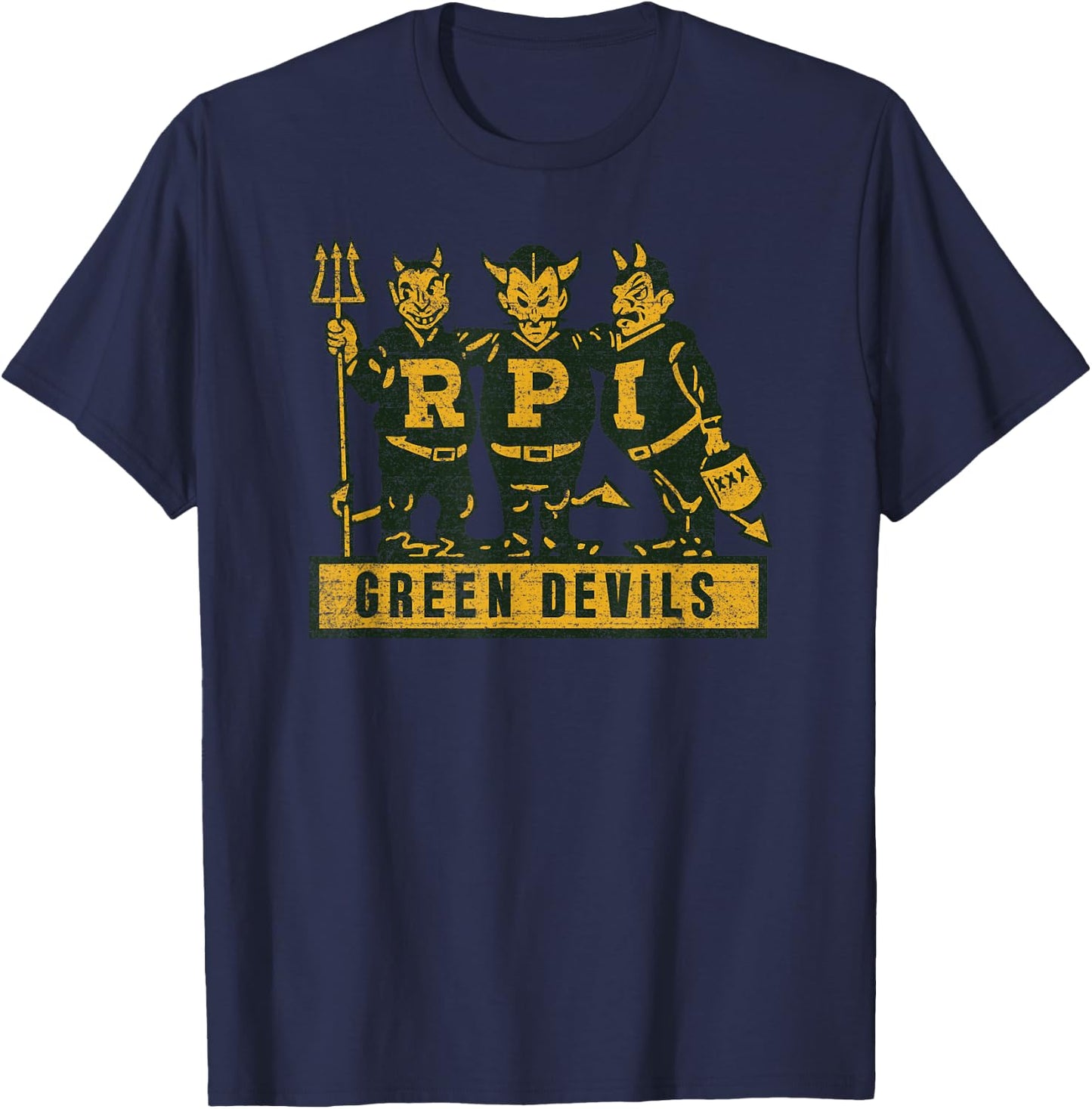 Richmond Professional Institute Green Devils T-Shirt - T-Shirt | Navy